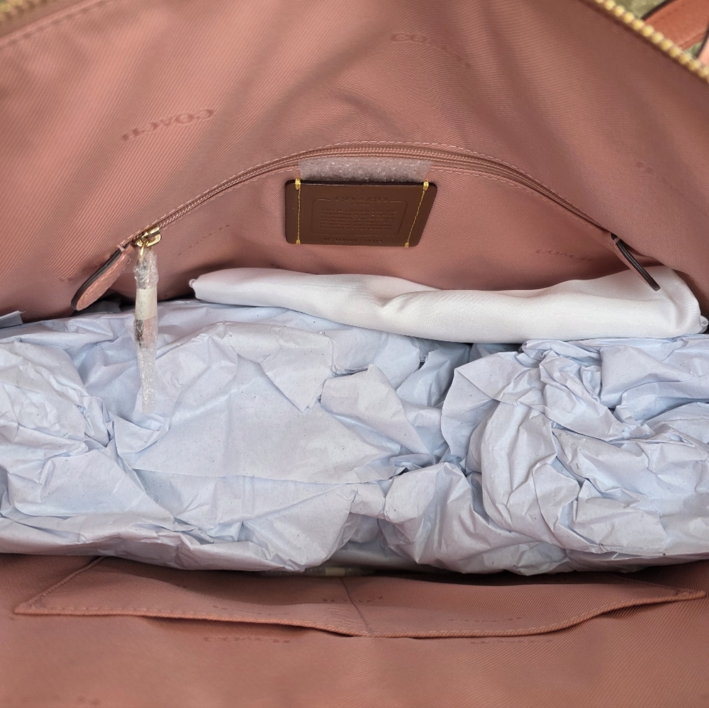 Coach Pink Taylor Tote - Picture 5 of 10